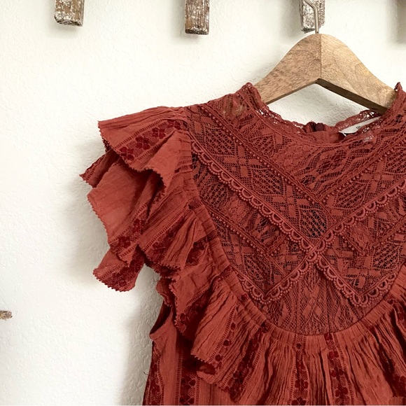 Anthropologie Othilia Lesley Ruffle Dress - Picture 4 of 13